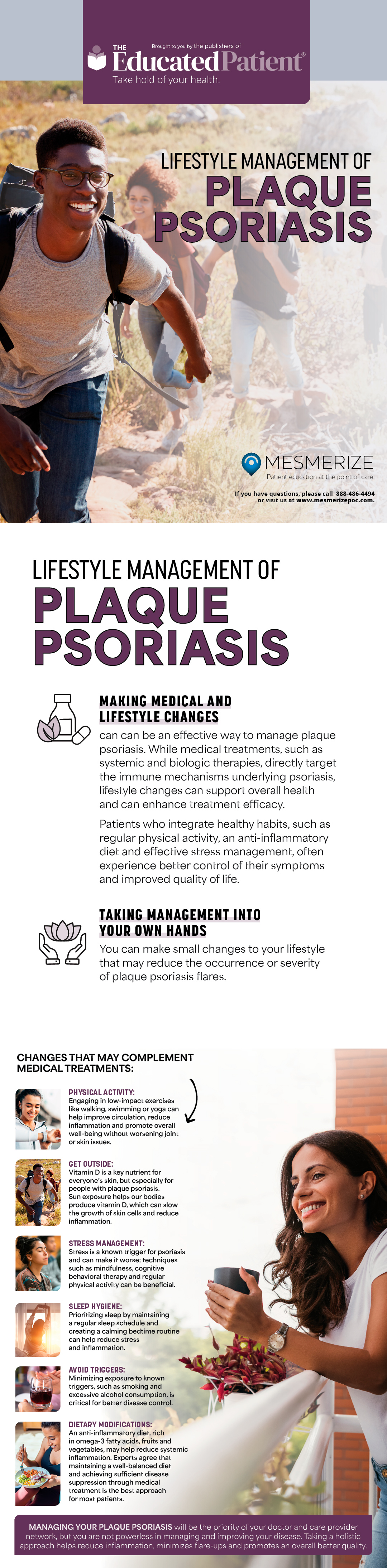 Lifestyle Management of Plaque Psoriasis